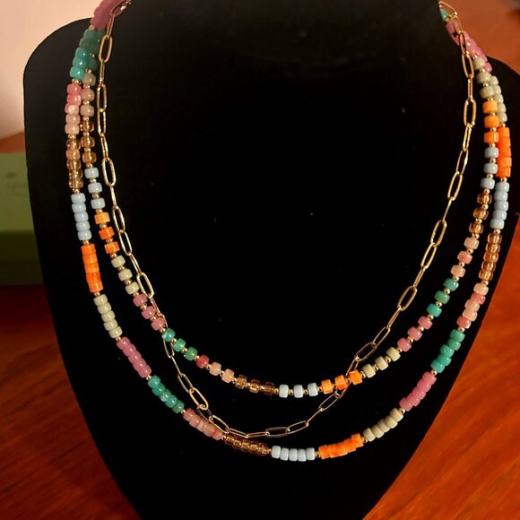 New. Pretty Layered Neckles. - Picture 1 of 8
